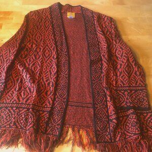 Orange and Black Cardigan